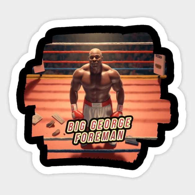 Big George Foreman Sticker by Pixy Official